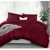 imageUtopia Bedding Duvet Cover King Size  1 Duvet Cover with 2 Pillow Shams  3 Pieces Bedding Duvet Cover with Zipper Closure  Soft Brushed Microfiber 104 X 90 Inches King NavyBurgundy