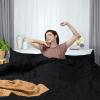 imageUtopia Bedding Duvet Cover King Size  1 Duvet Cover with 2 Pillow Shams  3 Pieces Bedding Duvet Cover with Zipper Closure  Soft Brushed Microfiber 104 X 90 Inches King NavyBlack