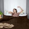 imageUtopia Bedding Duvet Cover King Size  1 Duvet Cover with 2 Pillow Shams  3 Pieces Bedding Duvet Cover with Zipper Closure  Soft Brushed Microfiber 104 X 90 Inches King NavyBrown