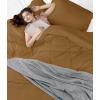 imageUtopia Bedding Duvet Cover King Size  1 Duvet Cover with 2 Pillow Shams  3 Pieces Bedding Duvet Cover with Zipper Closure  Soft Brushed Microfiber 104 X 90 Inches King NavyMocha