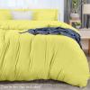 imageUtopia Bedding Duvet Cover King Size  1 Duvet Cover with 2 Pillow Shams  3 Pieces Bedding Duvet Cover with Zipper Closure  Soft Brushed Microfiber 104 X 90 Inches King NavyYellow