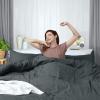 imageUtopia Bedding Duvet Cover King Size  1 Duvet Cover with 2 Pillow Shams  3 Pieces Bedding Duvet Cover with Zipper Closure  Soft Brushed Microfiber 104 X 90 Inches King NavyGrey