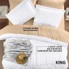 imageUtopia Bedding Duvet Cover King Size  1 Duvet Cover with 2 Pillow Shams  3 Pieces Bedding Duvet Cover with Zipper Closure  Soft Brushed Microfiber 104 X 90 Inches King NavyWhite