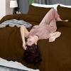 imageUtopia Bedding Duvet Cover King Size  1 Duvet Cover with 2 Pillow Shams  3 Pieces Bedding Duvet Cover with Zipper Closure  Soft Brushed Microfiber 104 X 90 Inches King NavyMocha
