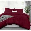 imageUtopia Bedding Duvet Cover King Size  1 Duvet Cover with 2 Pillow Shams  3 Pieces Bedding Duvet Cover with Zipper Closure  Soft Brushed Microfiber 104 X 90 Inches King NavyBurgundy