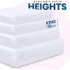 imageUtopia Bedding Premium Waterproof Bed Bug Mattress Cover Twin Zippered Mattress Protector 12 Inches Deep Dust Mite Proof 6Sided Mattress Encasement for BedKing Pack of 1