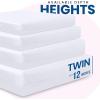 imageUtopia Bedding Premium Waterproof Bed Bug Mattress Cover Twin Zippered Mattress Protector 12 Inches Deep Dust Mite Proof 6Sided Mattress Encasement for BedTwin Pack of 1