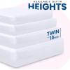 imageUtopia Bedding Premium Waterproof Bed Bug Mattress Cover Twin Zippered Mattress Protector 12 Inches Deep Dust Mite Proof 6Sided Mattress Encasement for BedTwin Pack of 1