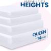 imageUtopia Bedding Premium Waterproof Bed Bug Mattress Cover Twin Zippered Mattress Protector 12 Inches Deep Dust Mite Proof 6Sided Mattress Encasement for BedQueen Pack of 10