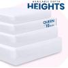 imageUtopia Bedding Premium Waterproof Bed Bug Mattress Cover Twin Zippered Mattress Protector 12 Inches Deep Dust Mite Proof 6Sided Mattress Encasement for BedQueen Pack of 10