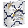 imageUtopia Bedding Queen Sheet Set  Brushed Microfiber  Soft Bed Sheets for Queen Size Bed Set  Includes 1 Fitted 1 Flat ampamp 2 Pillow Cases  Deep Pocket GreyPrint  Quatrefoil White