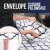 imageUtopia Bedding Queen Sheet Set  Brushed Microfiber  Soft Bed Sheets for Queen Size Bed Set  Includes 1 Fitted 1 Flat ampamp 2 Pillow Cases  Deep Pocket GreyPrint  Quatrefoil White