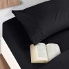 imageUtopia Bedding Queen Sheet Set  Brushed Microfiber  Soft Bed Sheets for Queen Size Bed Set  Includes 1 Fitted 1 Flat ampamp 2 Pillow Cases  Deep Pocket Grey03  Black