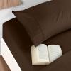 imageUtopia Bedding Queen Sheet Set  Brushed Microfiber  Soft Bed Sheets for Queen Size Bed Set  Includes 1 Fitted 1 Flat ampamp 2 Pillow Cases  Deep Pocket Grey08  Brown