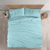 imageUtopia Bedding Queen Sheet Set  Brushed Microfiber  Soft Bed Sheets for Queen Size Bed Set  Includes 1 Fitted 1 Flat ampamp 2 Pillow Cases  Deep Pocket Grey11  Spa Blue