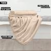 imageUtopia Bedding Queen Sheet Set  Brushed Microfiber  Soft Bed Sheets for Queen Size Bed Set  Includes 1 Fitted 1 Flat ampamp 2 Pillow Cases  Deep Pocket Grey05  Beige