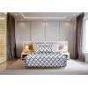 imageUtopia Bedding Queen Sheet Set  Brushed Microfiber  Soft Bed Sheets for Queen Size Bed Set  Includes 1 Fitted 1 Flat ampamp 2 Pillow Cases  Deep Pocket GreyPrint  Quatrefoil White