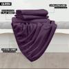 imageUtopia Bedding Queen Sheet Set  Brushed Microfiber  Soft Bed Sheets for Queen Size Bed Set  Includes 1 Fitted 1 Flat ampamp 2 Pillow Cases  Deep Pocket Grey13  Purple