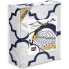 imageUtopia Bedding Queen Sheet Set  Brushed Microfiber  Soft Bed Sheets for Queen Size Bed Set  Includes 1 Fitted 1 Flat ampamp 2 Pillow Cases  Deep Pocket GreyPrint  Quatrefoil White