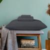 imageUtopia Bedding Queen Sheet Set  Jersey Knit Sheets 4 Piece  Cotton  Soft TShirt Stretchy Sheets  Heather Light GreyDark Grey