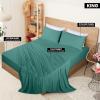 imageUtopia Bedding Queen Sheet Set  Jersey Knit Sheets 4 Piece  Cotton  Soft TShirt Stretchy Sheets  Heather Light GreyGreen