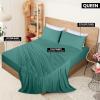imageUtopia Bedding Queen Sheet Set  Jersey Knit Sheets 4 Piece  Cotton  Soft TShirt Stretchy Sheets  Heather Light GreyGreen