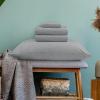 imageUtopia Bedding Queen Sheet Set  Jersey Knit Sheets 4 Piece  Cotton  Soft TShirt Stretchy Sheets  Heather Light GreyLight Grey