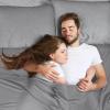 imageUtopia Bedding Queen Sheet Set  Jersey Knit Sheets 4 Piece  Cotton  Soft TShirt Stretchy Sheets  Heather Light GreyLight Grey