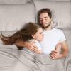 imageUtopia Bedding Queen Sheet Set  Jersey Knit Sheets 4 Piece  Cotton  Soft TShirt Stretchy Sheets  Heather Light GreyOatmeal