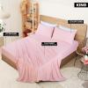 imageUtopia Bedding Queen Sheet Set  Jersey Knit Sheets 4 Piece  Cotton  Soft TShirt Stretchy Sheets  Heather Light GreyPink