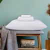 imageUtopia Bedding Queen Sheet Set  Jersey Knit Sheets 4 Piece  Cotton  Soft TShirt Stretchy Sheets  Heather Light GreyWhite