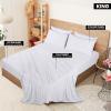 imageUtopia Bedding Queen Sheet Set  Jersey Knit Sheets 4 Piece  Cotton  Soft TShirt Stretchy Sheets  Heather Light GreyWhite