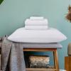 imageUtopia Bedding Queen Sheet Set  Jersey Knit Sheets 4 Piece  Cotton  Soft TShirt Stretchy Sheets  Heather Light GreyWhite