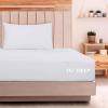 imageUtopia Bedding Queen Sheet Set  Jersey Knit Sheets 4 Piece  Cotton  Soft TShirt Stretchy Sheets  Heather Light GreyWhite