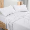imageUtopia Bedding Queen Sheet Set  Jersey Knit Sheets 4 Piece  Cotton  Soft TShirt Stretchy Sheets  Heather Light GreyWhite
