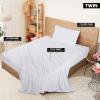 imageUtopia Bedding Queen Sheet Set  Jersey Knit Sheets 4 Piece  Cotton  Soft TShirt Stretchy Sheets  Heather Light GreyWhite