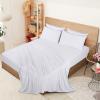 imageUtopia Bedding Queen Sheet Set  Jersey Knit Sheets 4 Piece  Cotton  Soft TShirt Stretchy Sheets  Heather Light GreyWhite