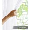 imageUtopia Bedding Sheer Curtains Grommet Top Voile Window Treatment 2 Panel Set  Luxurious Semi Transparent Drapes for Living Room and Bedroom White 52 x 96 inches