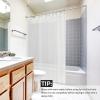 imageUtopia Bedding Shower Curtain Liner Heavy Duty Vinyl EVA 10G Waterproof Plastic Shower Liner 72 x 72 Inches 12 Rustproof Metal Grommets Standard Size for Bathroom Clear 1 Panel