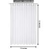 imageUtopia Bedding Shower Curtain Liner Heavy Duty Vinyl EVA 10G Waterproof Plastic Shower Liner 72 x 72 Inches 12 Rustproof Metal Grommets Standard Size for Bathroom Clear 1 Panel