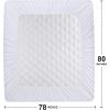 imageUtopia Bedding Waterproof Mattress Protector Queen Mattress Pad Quilted Fitted Cover Stretches up to 16 Inches Deep WhiteWhite