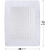 imageUtopia Bedding Waterproof Mattress Protector Queen Mattress Pad Quilted Fitted Cover Stretches up to 16 Inches Deep WhiteWhite