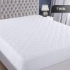 imageUtopia Bedding Waterproof Mattress Protector Queen Mattress Pad Quilted Fitted Cover Stretches up to 16 Inches Deep WhiteWhite