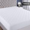 imageUtopia Bedding Waterproof Mattress Protector Queen Mattress Pad Quilted Fitted Cover Stretches up to 16 Inches Deep WhiteWhite