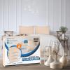 imageUtopia Bedding Waterproof Queen Size Pillow Protectors Zippered 4 Pack White Dust Mite and Bed Bug Proof Pillow case Protectors Moisture Wicking Pillow Encasement Covers 20 x 28 InchesBeige