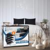 imageUtopia Bedding Waterproof Queen Size Pillow Protectors Zippered 4 Pack White Dust Mite and Bed Bug Proof Pillow case Protectors Moisture Wicking Pillow Encasement Covers 20 x 28 InchesBlack