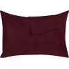 imageUtopia Bedding Waterproof Queen Size Pillow Protectors Zippered 4 Pack White Dust Mite and Bed Bug Proof Pillow case Protectors Moisture Wicking Pillow Encasement Covers 20 x 28 InchesBurgundy
