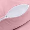 imageUtopia Bedding Waterproof Queen Size Pillow Protectors Zippered 4 Pack White Dust Mite and Bed Bug Proof Pillow case Protectors Moisture Wicking Pillow Encasement Covers 20 x 28 InchesPink
