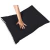 imageUtopia Bedding Waterproof Queen Size Pillow Protectors Zippered 4 Pack White Dust Mite and Bed Bug Proof Pillow case Protectors Moisture Wicking Pillow Encasement Covers 20 x 28 InchesBlack