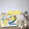 imageUtopia Bedding Waterproof Queen Size Pillow Protectors Zippered 4 Pack White Dust Mite and Bed Bug Proof Pillow case Protectors Moisture Wicking Pillow Encasement Covers 20 x 28 InchesYellow